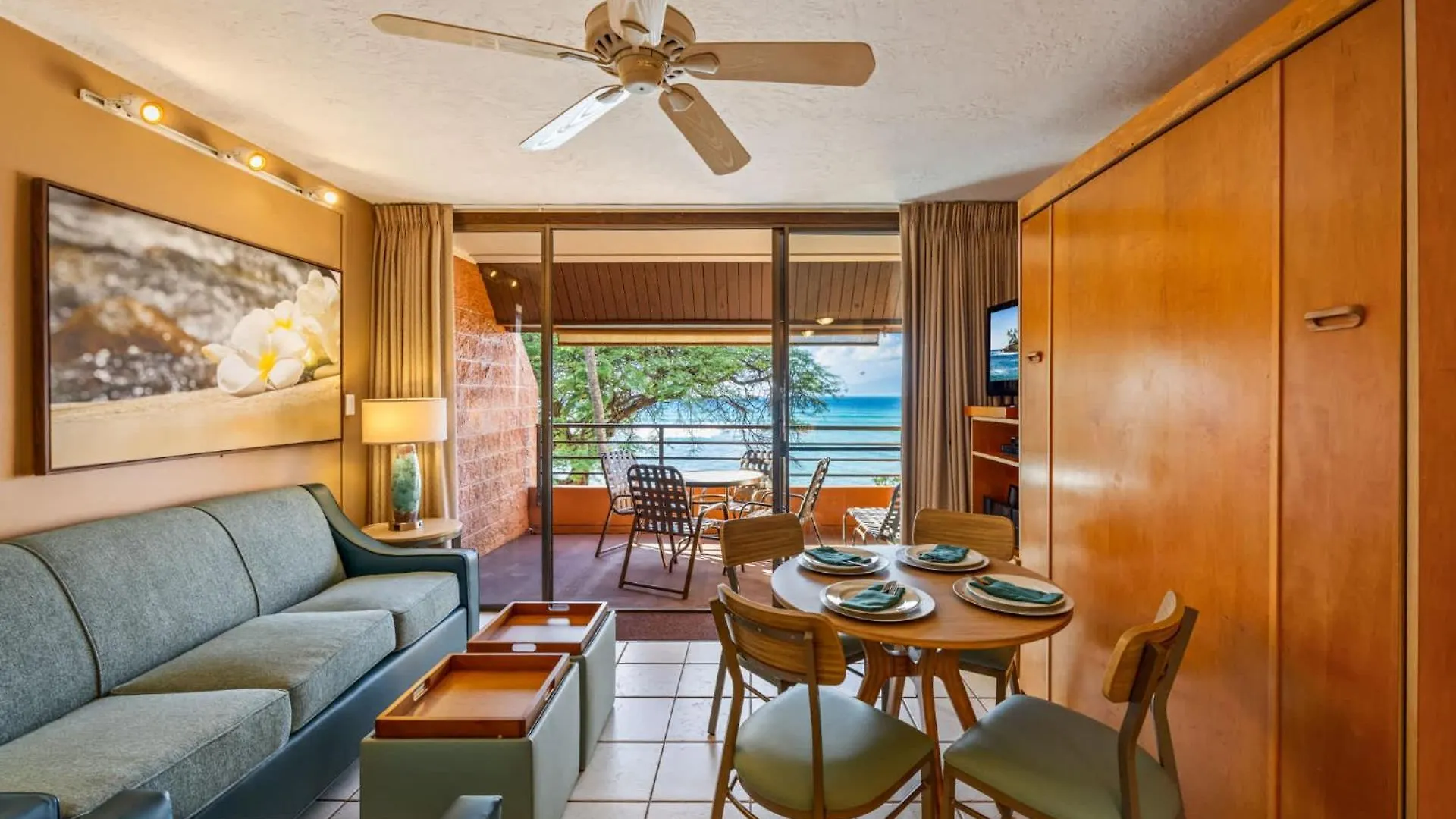 Kuleana Club #722 Oceanfront - 1 Bedroom & 1 Bathroom - 3Rd Floor Kahana