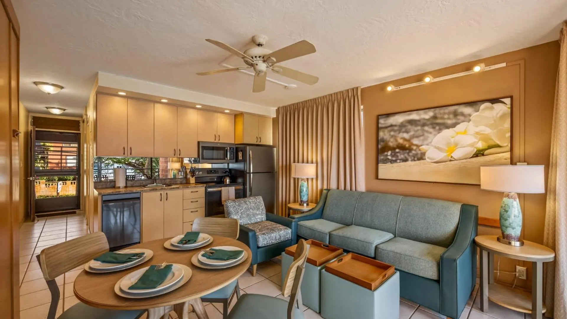 Kuleana Club #722 Oceanfront - 1 Bedroom & 1 Bathroom - 3Rd Floor Kahana Vakantiehuis